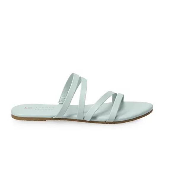 LC Lauren Conrad Jademint Women's Strappy Slide Sandals, Sizes 9,  NWT - Picture 6 of 11